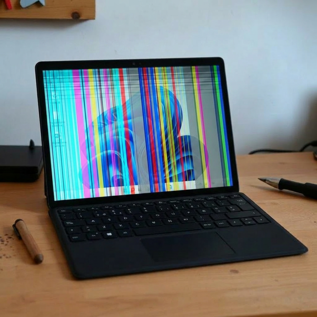 Surface Pro — Redémarrage écran — avant