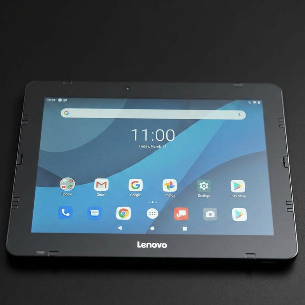 Tablette Lenovo — Écran neuf — après